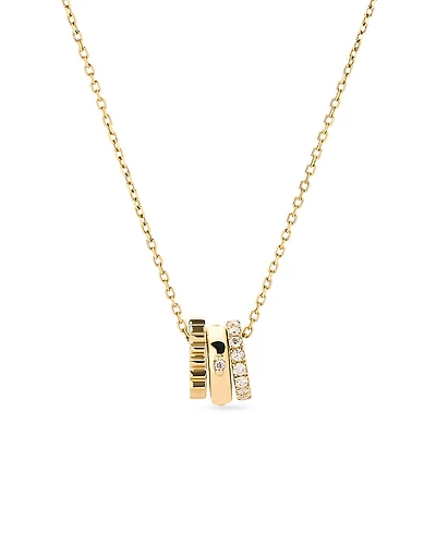 Ana Luisa Solid Gold & Lab-Grown Diamond Zeno Charm Necklace