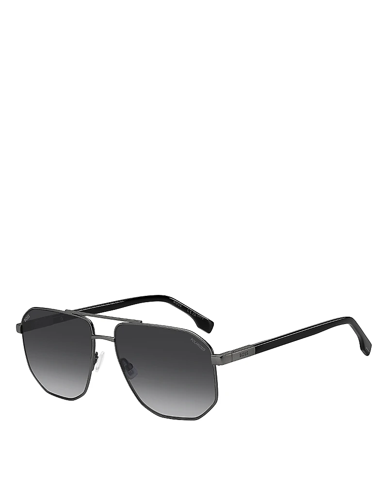Hugo Boss Square Double Bridge Sunglasses, 59mm