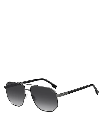 Hugo Boss Square Double Bridge Sunglasses, 59mm