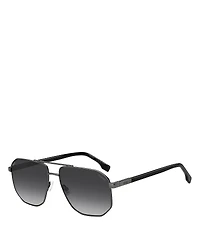 Hugo Boss Square Double Bridge Sunglasses, 59mm