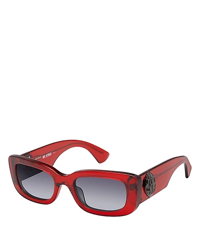 Kurt Geiger London Rectangle Sunglasses, 52mm