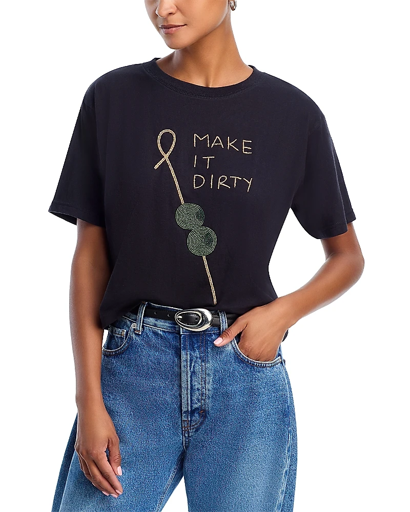 Aqua x Angelica Hicks Make It Dirty Short Sleeve Tee - Exclusive