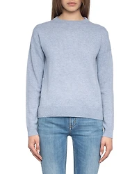 Zadig & Voltaire Cici Heart Patch Sweater