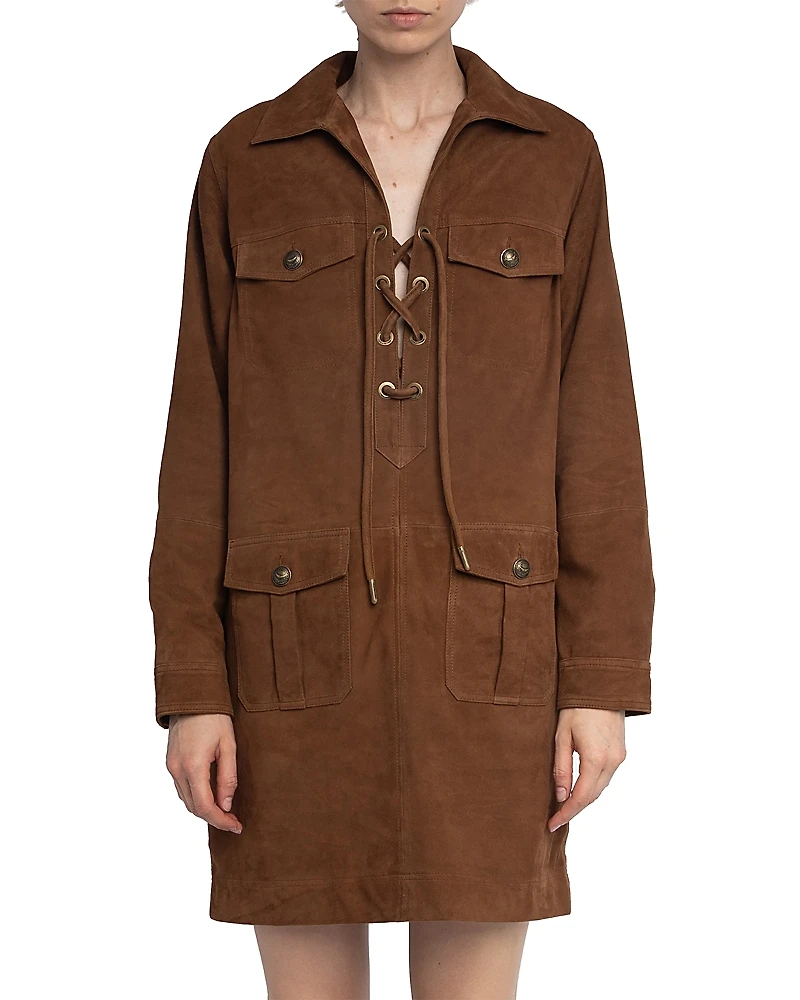 Zadig & Voltaire Remacha Suede Dress