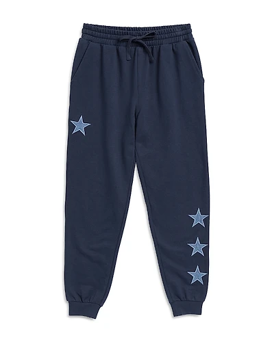 Splendid Girls' Navy Stars Joggers - Big Kid
