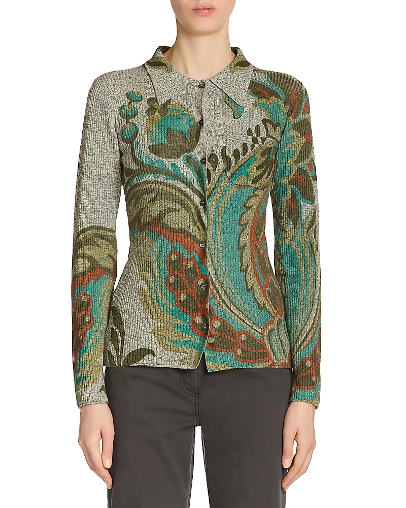 Etro Wool Printed Shirt