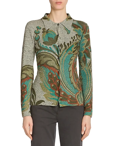 Etro Wool Printed Shirt