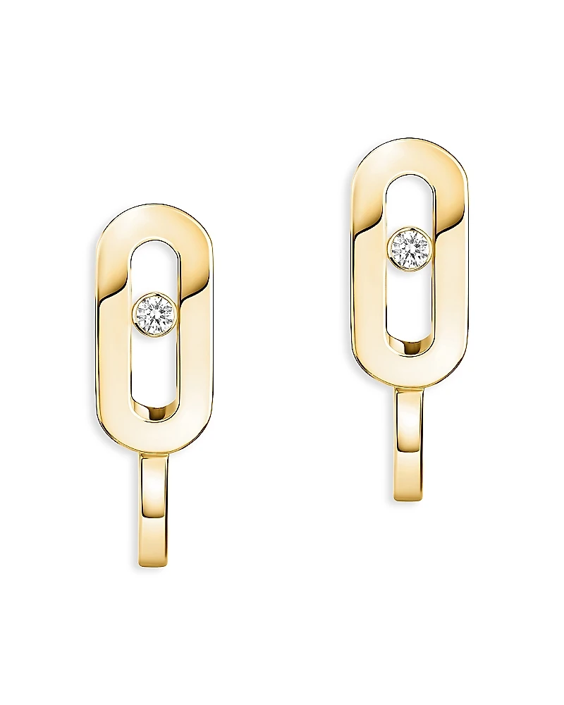 Messika Diamond Move Uno Mini Hoop Earrings