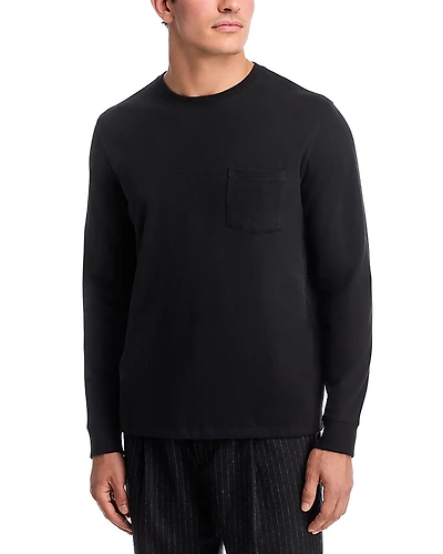 Vince Long Sleeve Crewneck Pocket Tee