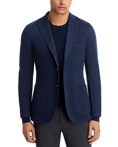 Boglioli Micro Houndstooth Jersey Slim Fit K-Jacket