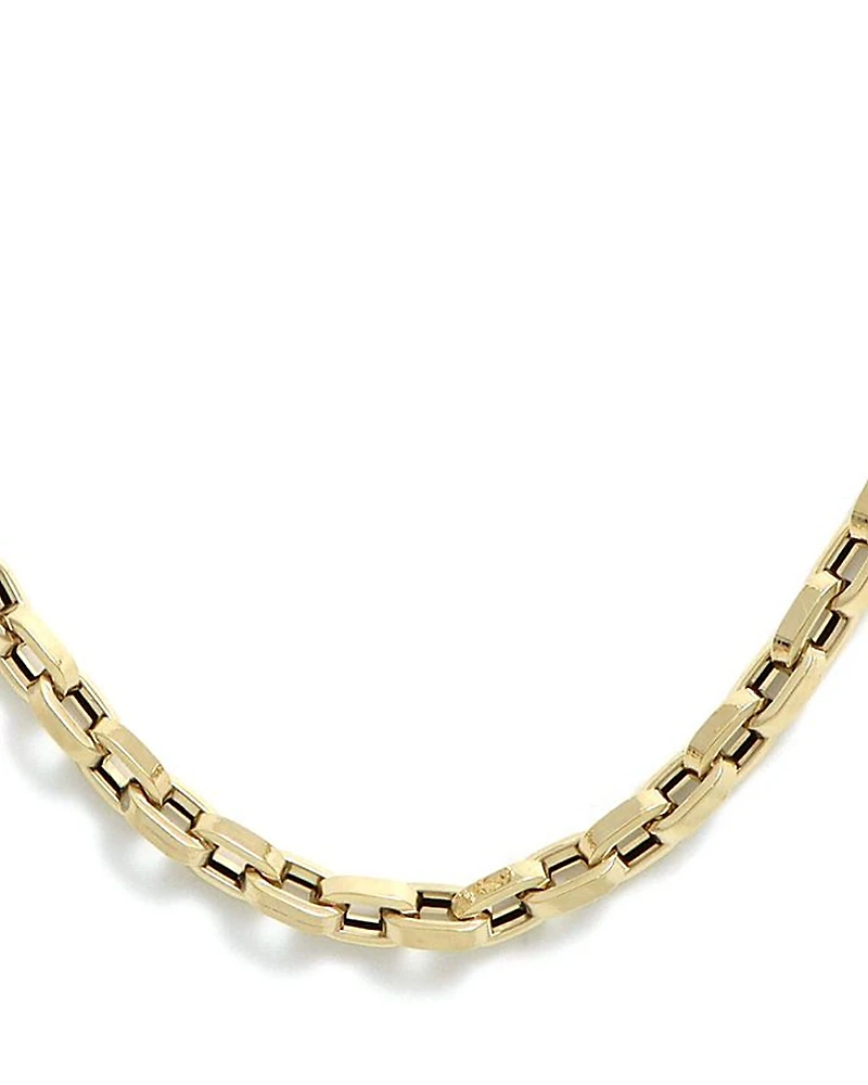Bloomingdale's Fine Collection Specchio Venezia Box Link Chain Necklace