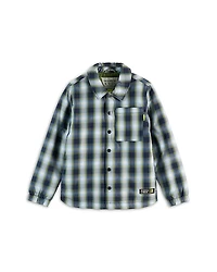 Scotch & Soda Boys' Padded Plaid Shirt - Big Kid