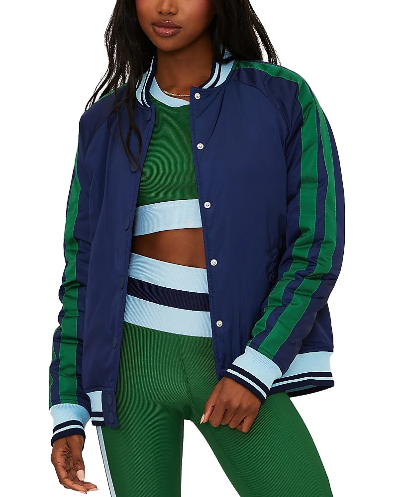 Beach Riot Colorblocked Flight Jacket