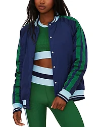Beach Riot Colorblocked Flight Jacket