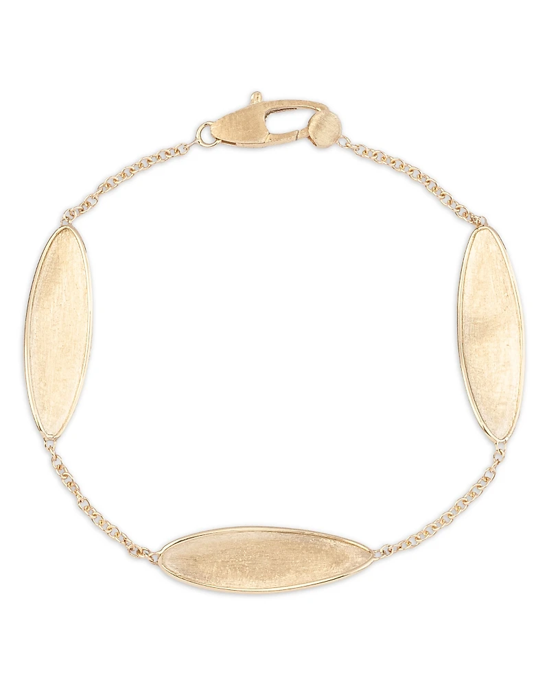 Marco Bicego 18K Yellow Gold Lunaria Twist Textured Disc Station Bracelet