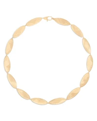 Marco Bicego 18K Yellow Gold Lunaria Twist Textured Link Collar Necklace, 17.75