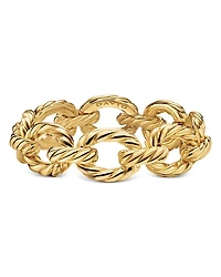 Sculpted Cable Oval Link Bracelet