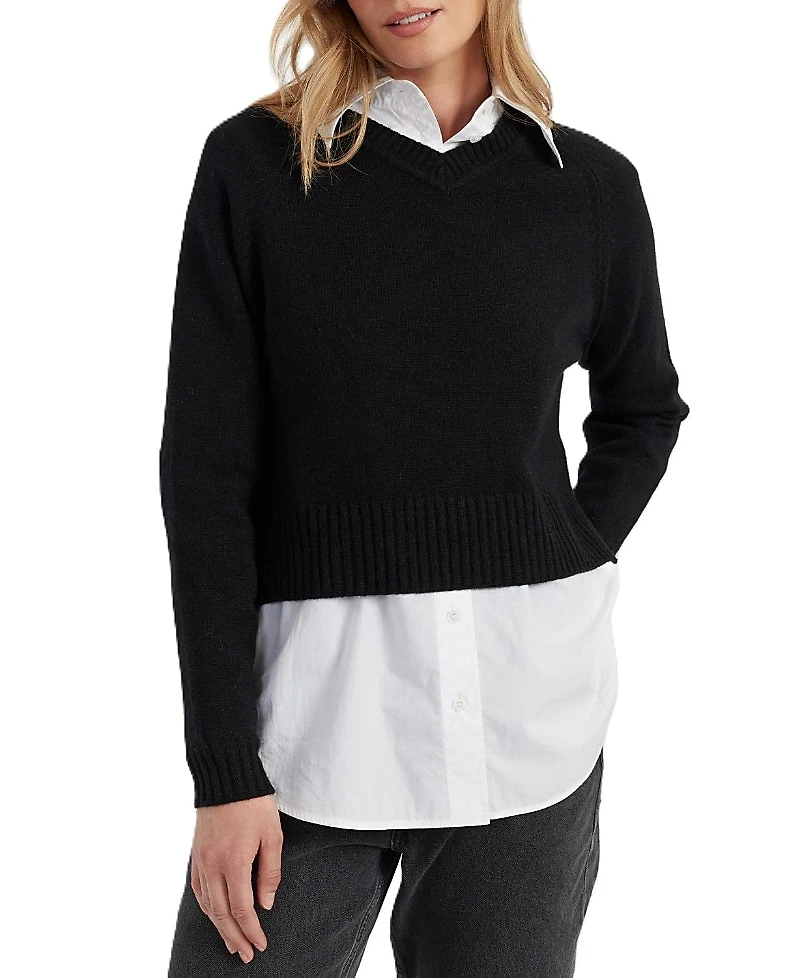 Chinti & Parker Women's Pure Cashmere V-Neck Sweater