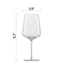 Vervino Bordeaux Glass, Set of 6