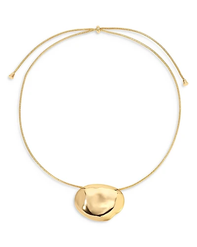 Ettika Molten Metal Adjustable Pendant Necklace