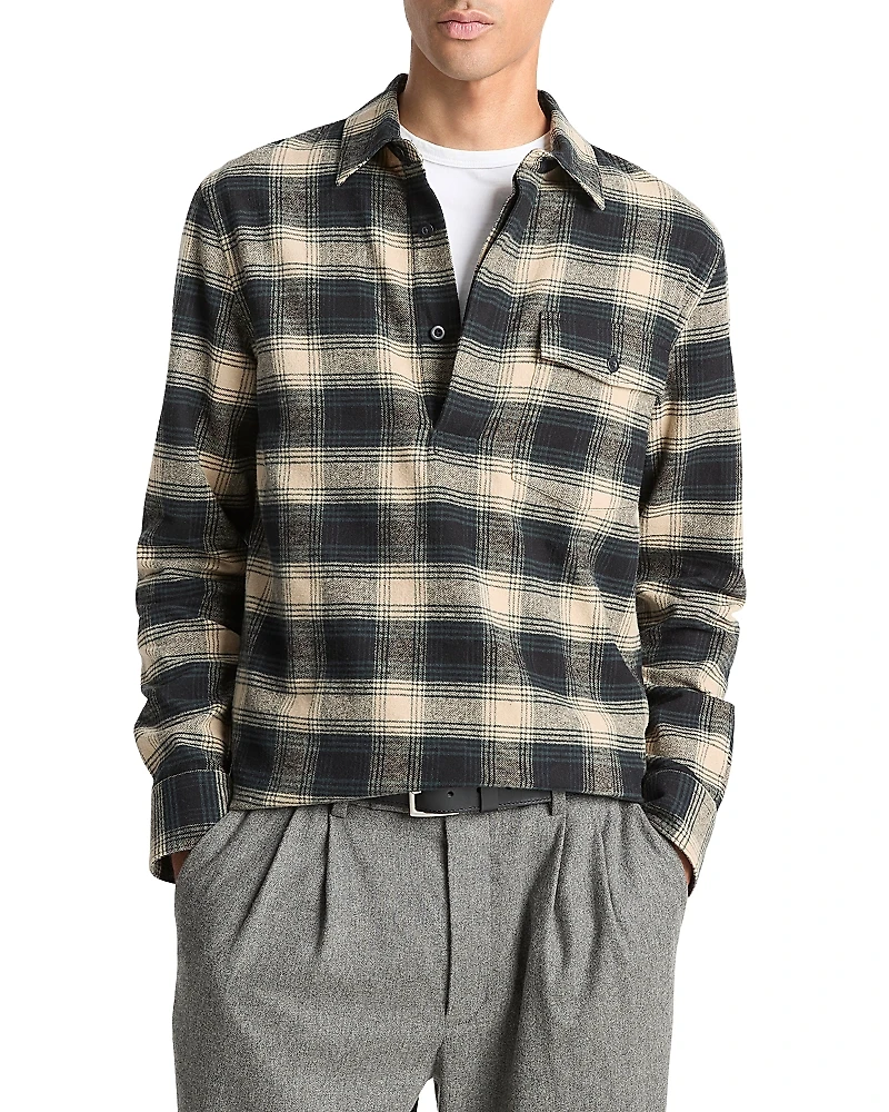 Vince Bowden Plaid Popover Shirt