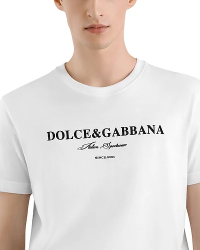Dolce & Gabbana Short Sleeve Logo Tee