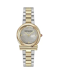 Ferragamo Gancini Twisted Bracelet Watch, 32mm