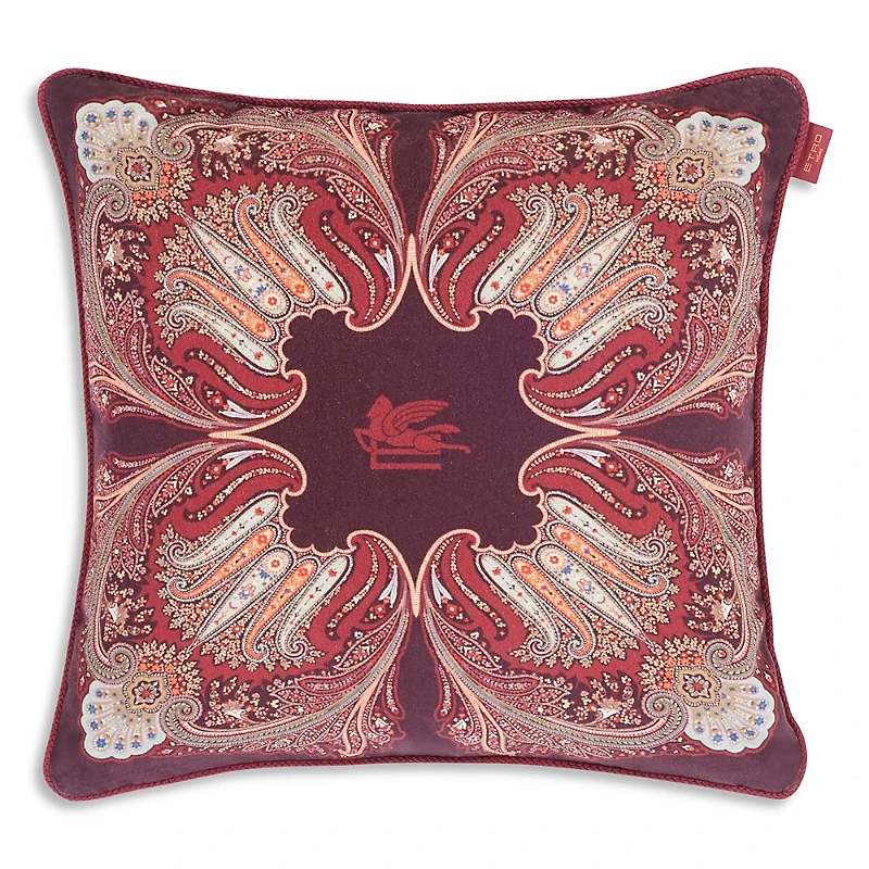 Etro Kiri Velvet Decorative Pillow, 18 x 18