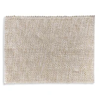 Aman Imports Ivory Rib Placemat with Gold Lurex