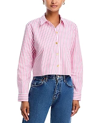 L'Agence Cosette Crop Shirt