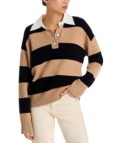 Rails Paxton Stripe Polo Sweater