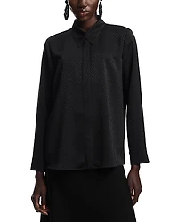 Emporio Armani Chevron Print Shirt