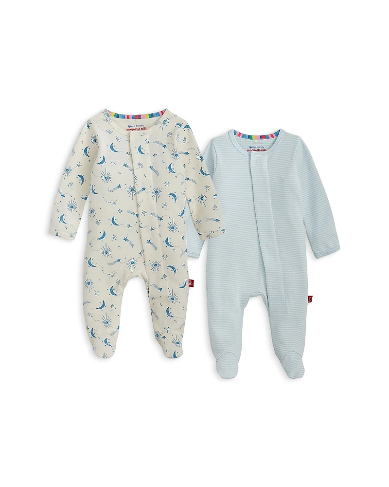 Magnetic Me Unisex Cotton Footie Two-Pack Bundle