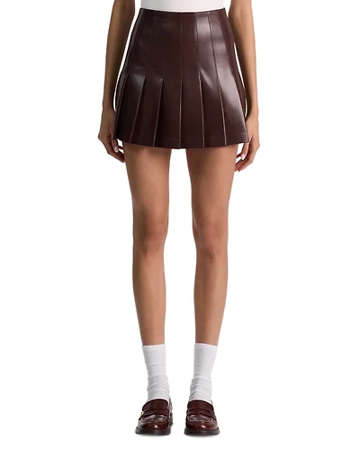 Carter Faux Leather Skirt
