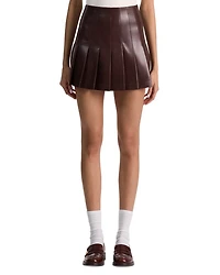 Carter Faux Leather Skirt