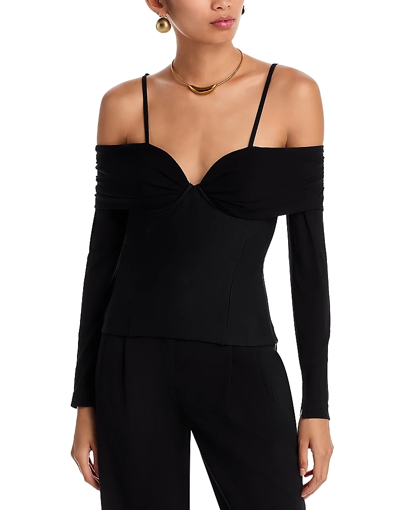 Simkhai Hazel Long Sleeve Top