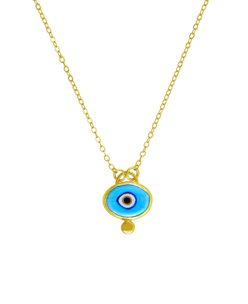 Ottoman Hands Alara Evil Eye Pendant Necklace