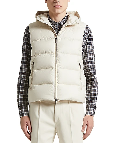 Peserico Man Hooded Puffer Vest