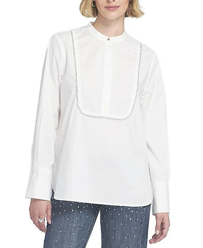 Elle Collection Beaded Shirt