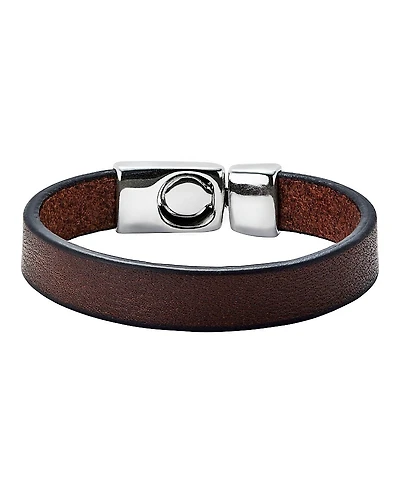 UNOde50 Leather Sterling Bracelet