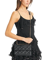 Small Fleming Leather Shoulder Bag