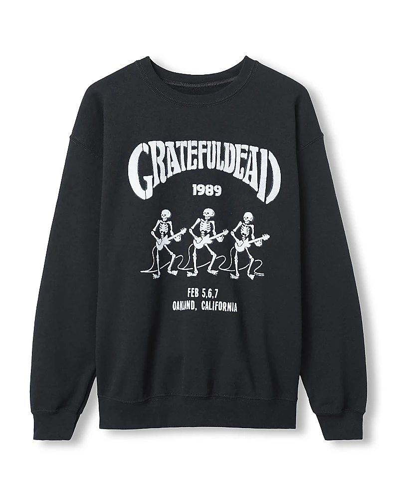 Junk Food Clothing Unisex Grateful Dead 1989 Flea Market Fleece Sweatshirt