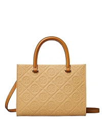 Tory Burch T Monogram Soft Pebble Tote