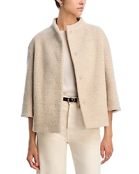 Cinzia Rocca Short Boucle Jacket
