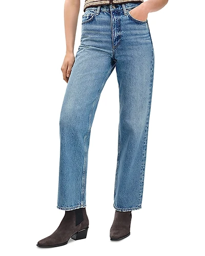 rag & bone Shea High Rise Straight Ankle Jeans