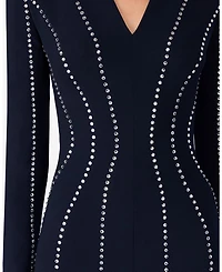 Victoire Rhinestone-Embellished Maxi Gown