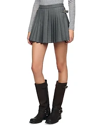 Sandro Pleated Mini Skirt