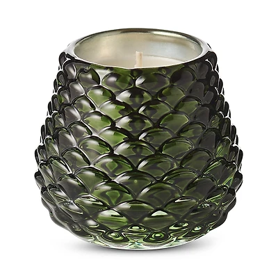 Illume Balsam & Cedar Glass Pinecone Candle, 1.9 oz.