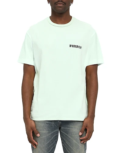 Purple Brand Textured Graphic Tee