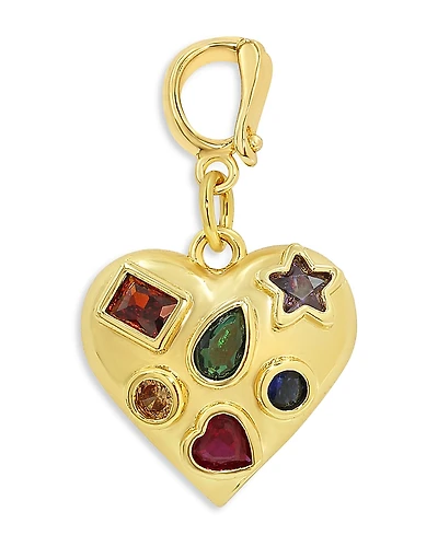 Jackie Mack Designs Gem Heart Charm